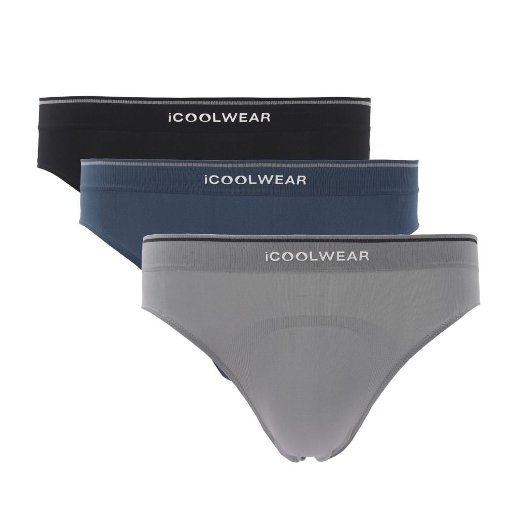 Combo 3 Quần lót nam tam giác iCOOLWEAR dệt kim, nhẹ nhàng, ôm sát, tinh tế và tôn dáng nam tính VN009