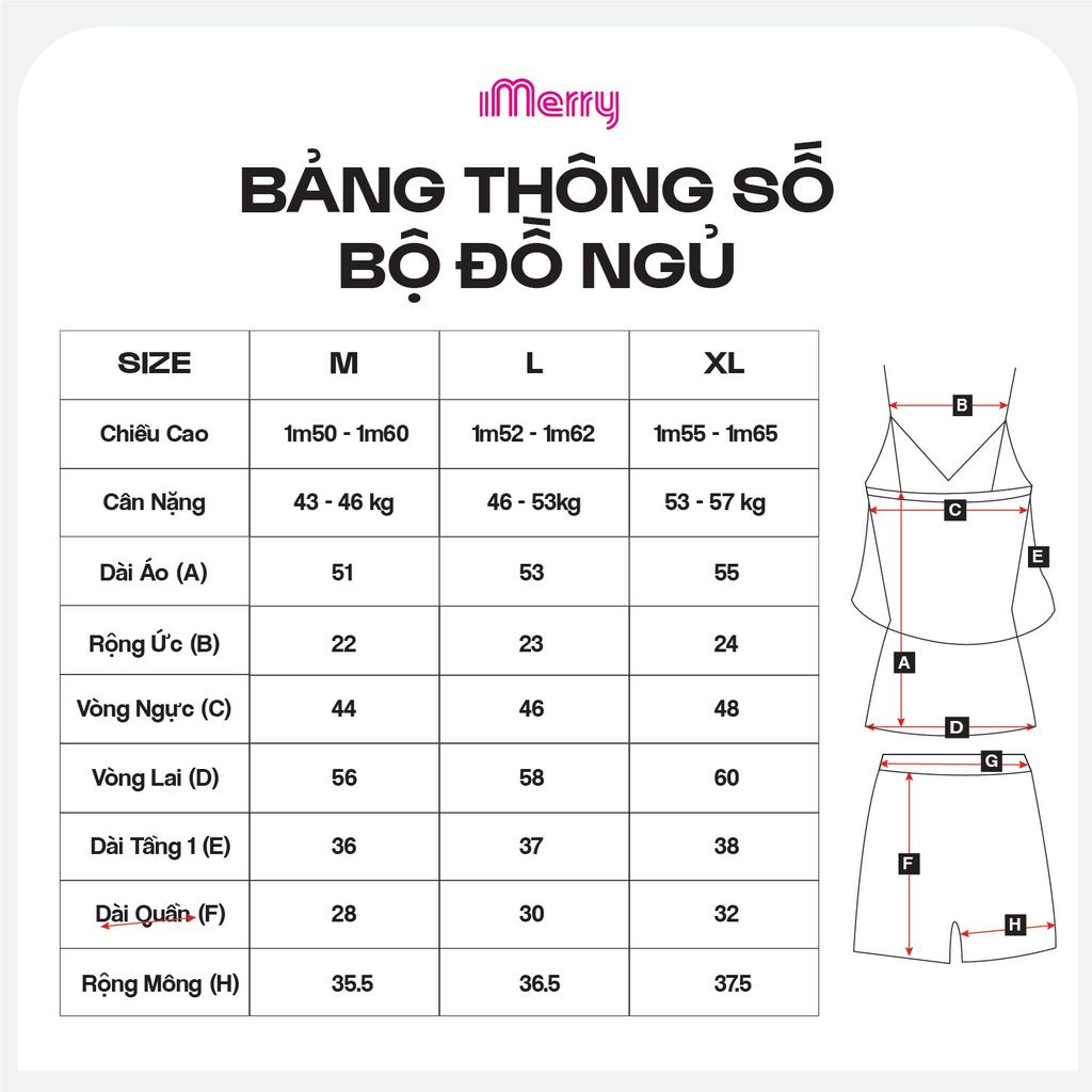 Bộ ngủ lụa ngắn hai lớp iMerry chất lụa latin cao cấp mềm mại thoáng mát năng động trẻ trung BD004