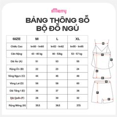 Bộ ngủ lụa ngắn hai lớp iMerry chất lụa latin cao cấp mềm mại thoáng mát năng động trẻ trung BD004