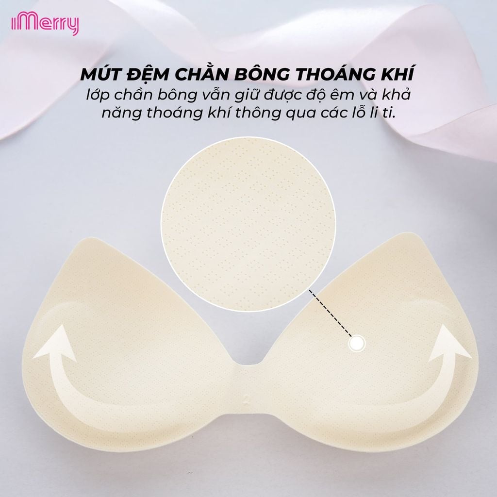 Áo lót su nữ iMerry 3D siêu push up 7–8cm với mút dày 5cm giúp nâng và tôn vòng 1 tự nhiên VA072