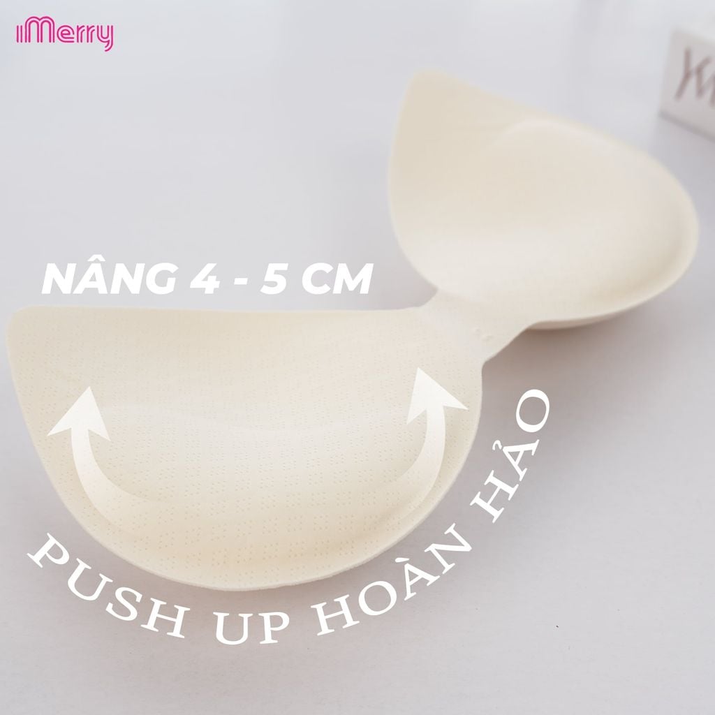 Áo lót su nữ iMerry 3D siêu push up 7–8cm với mút dày 5cm giúp nâng và tôn vòng 1 tự nhiên VA072