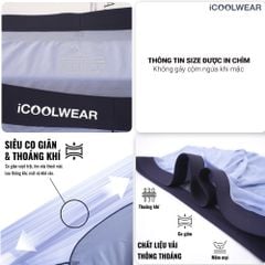 Combo 3 quần lót nam cao cấp profit iCOOLWEAR, Quần boxer nam thun lạnh, thoáng khí, kháng khuẩn, khử mùi vn017