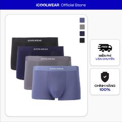 Combo 4 Quần lót nam cao cấp Profit iCOOLWEAR, quần boxer modal, thoáng khí, kháng khuẩn, khử mùi VN002