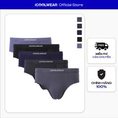 Combo 5 quần sịp tam giác nam iCOOLWEAR chất vải modal, thoáng khí, mềm mại VN012