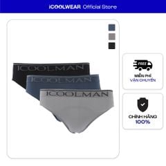 Combo 3 Quần lót nam cao cấp iCOOlWEAR, Quần boxer nam thun lạnh họa tiết ca rô, mềm mại, co giãn VN011