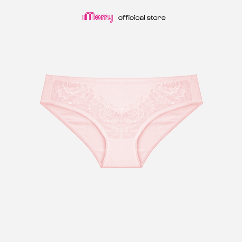 Pack 4 quần lót cotton nữ iMERRY phối ren cao cấp kiểu dáng bikini thoáng khí, thoải mái VQ094