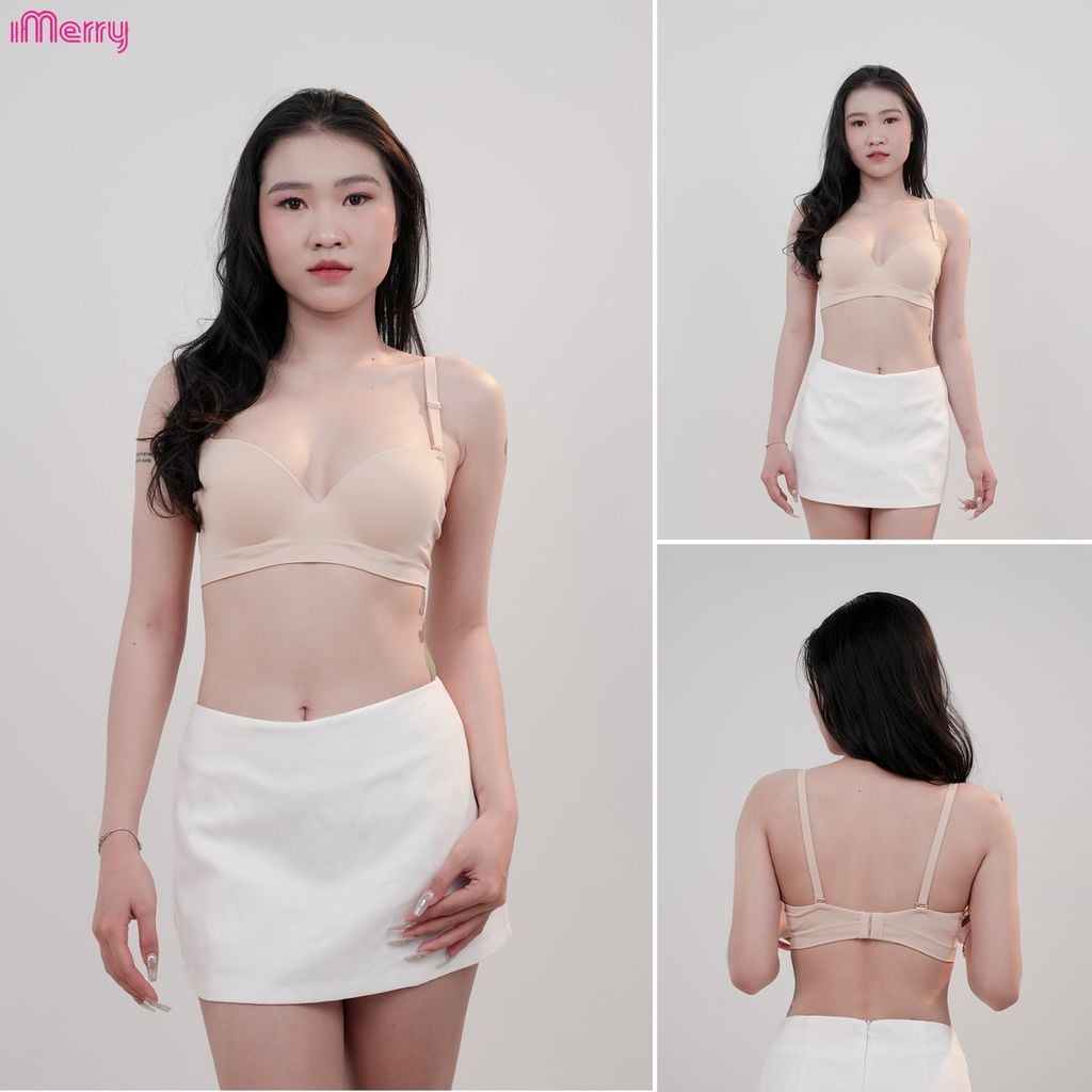 ÁO NGỰC NỮ COTTON CÓ GỌNG, MÚT 2.5CM iMerry ÔM DÁNG, NÂNG NHẸ, GOM GỌN, CHỐNG CHẢY XỆ – THOÁNG KHÍ, CHỐNG HẰN.