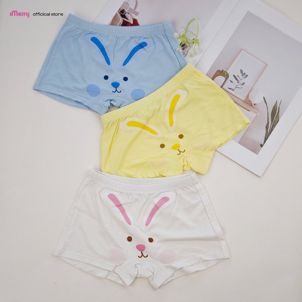 COMBO 3 Quần Chip Sợi Tre Dành Cho Bé Gái iMerry Form Quần Đùi Co Giãn Mềm Mại Thấm Hút Tốt Không Hằn Kid02