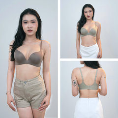 Áo lót su nữ iMerry không gọng, đệm dày, dây vai đôi, nâng vòng 1 tự nhiên, êm như không mặc VA018
