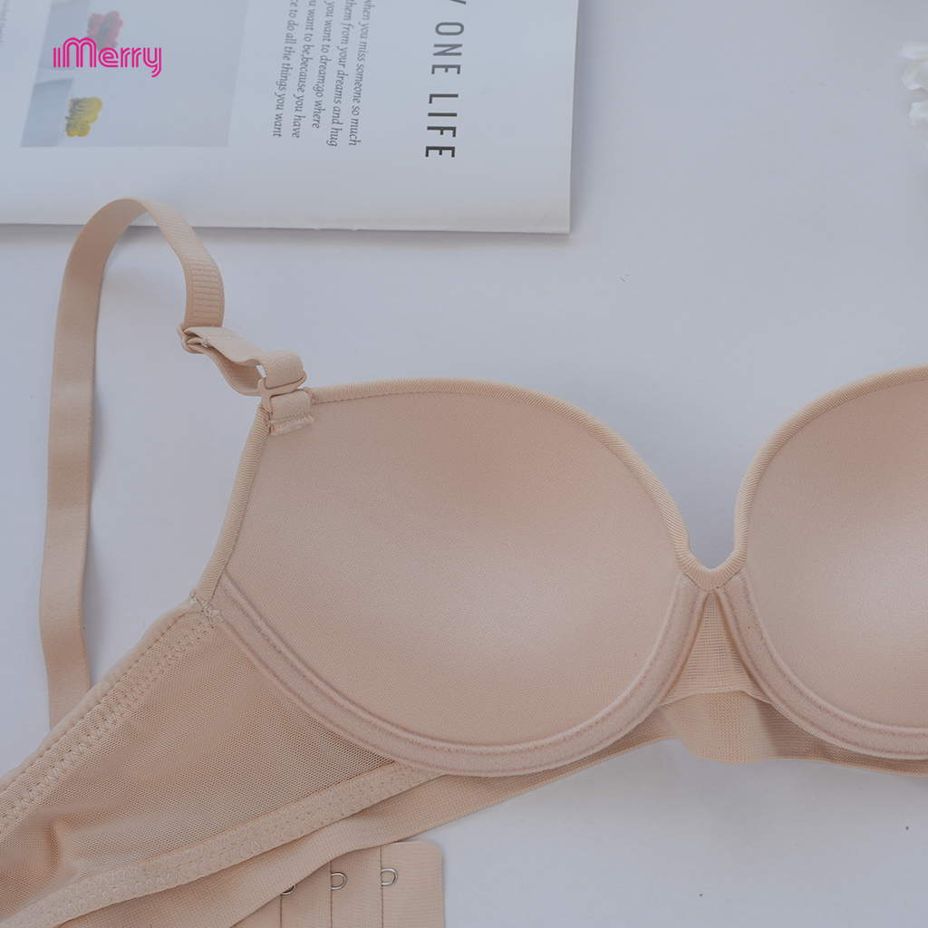 ÁO NGỰC NỮ COTTON CÓ GỌNG, MÚT 2.5CM iMerry ÔM DÁNG, NÂNG NHẸ, GOM GỌN, CHỐNG CHẢY XỆ – THOÁNG KHÍ, CHỐNG HẰN.