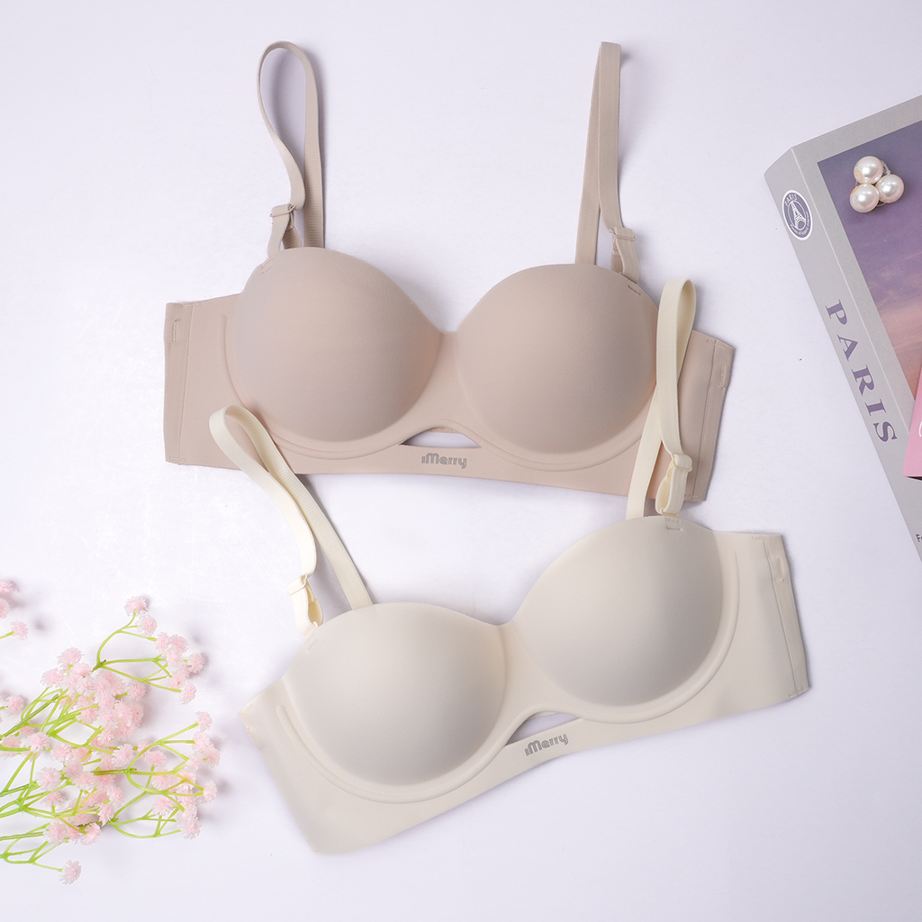 ÁO LÓT NỮ SU ĐÚC iMerry  CÚP NGANG MÚT ĐỆM DÀY NÂNG NGỰC DÂY VAI CÓ THỂ THÁO RỜI VA038