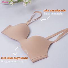 Áo lót su nữ iMerry không gọng đệm mỏng cúp lượn sóng mềm mại êm ái nâng nhẹ tự nhiên VA047