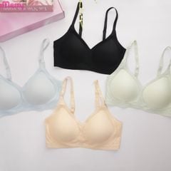 Áo lót su lụa băng iMERRY không gọng ,bản lưng cao,đệm mỏng,không đường may vải mát lạnh, mềm mại,mỏng nhẹ VA008