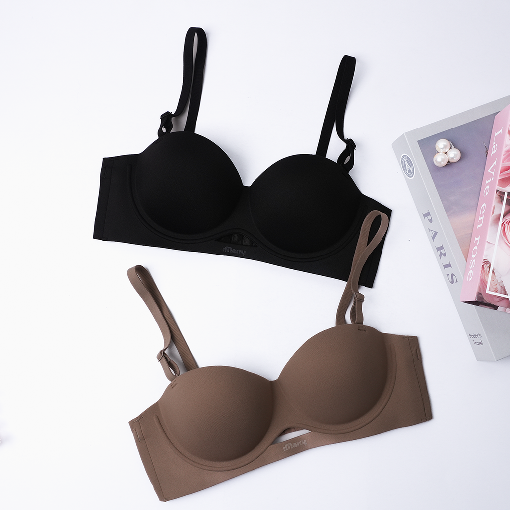 ÁO LÓT NỮ SU ĐÚC iMerry  CÚP NGANG MÚT ĐỆM DÀY NÂNG NGỰC DÂY VAI CÓ THỂ THÁO RỜI VA038