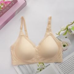 Áo lót su lụa băng iMERRY không gọng ,bản lưng cao,đệm mỏng,không đường may vải mát lạnh, mềm mại,mỏng nhẹ VA008