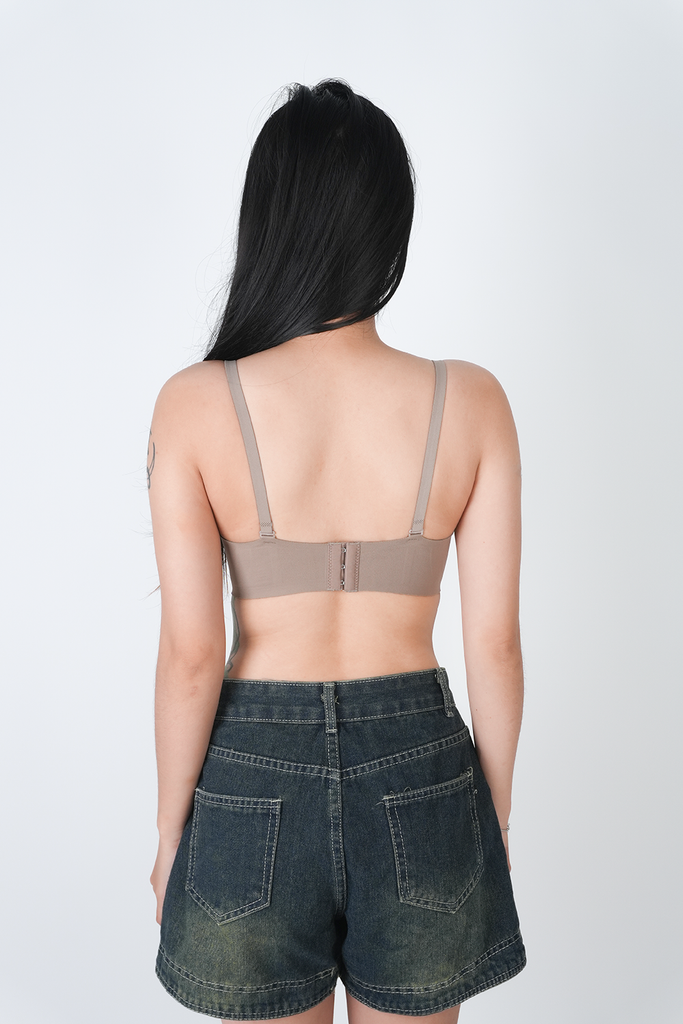 ÁO LÓT NỮ SU ĐÚC iMerry  CÚP NGANG MÚT ĐỆM DÀY NÂNG NGỰC DÂY VAI CÓ THỂ THÁO RỜI VA038