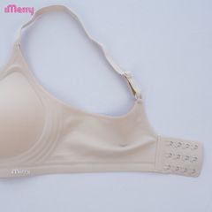 Áo lót su nữ iMerry phối ren chữ V siêu push up 7 cm với mút dày 4cm giúp nâng vòng 1 tự nhiên VA078