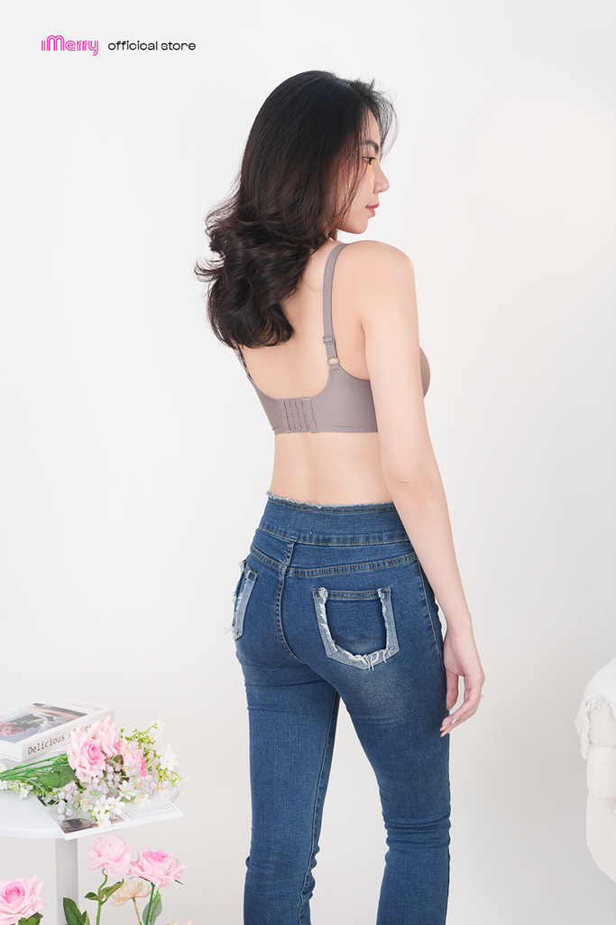 Áo lót su nữ iMerry 3D siêu push up 7–8cm với mút dày 5cm giúp nâng và tôn vòng 1 tự nhiên VA072