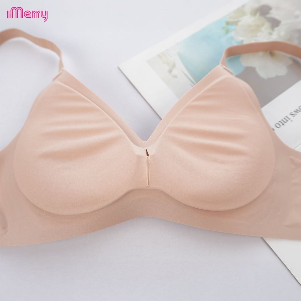 Áo lót su nữ iMerry 3D siêu push up 7–8cm với mút dày 5cm giúp nâng và tôn vòng 1 tự nhiên VA072