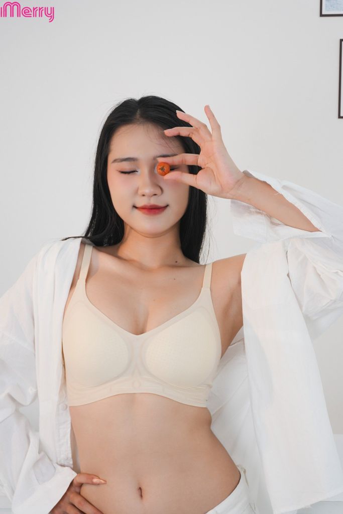 Áo lót su lụa băng iMERRY không gọng ,bản lưng cao,đệm mỏng,không đường may vải mát lạnh, mềm mại,mỏng nhẹ VA008