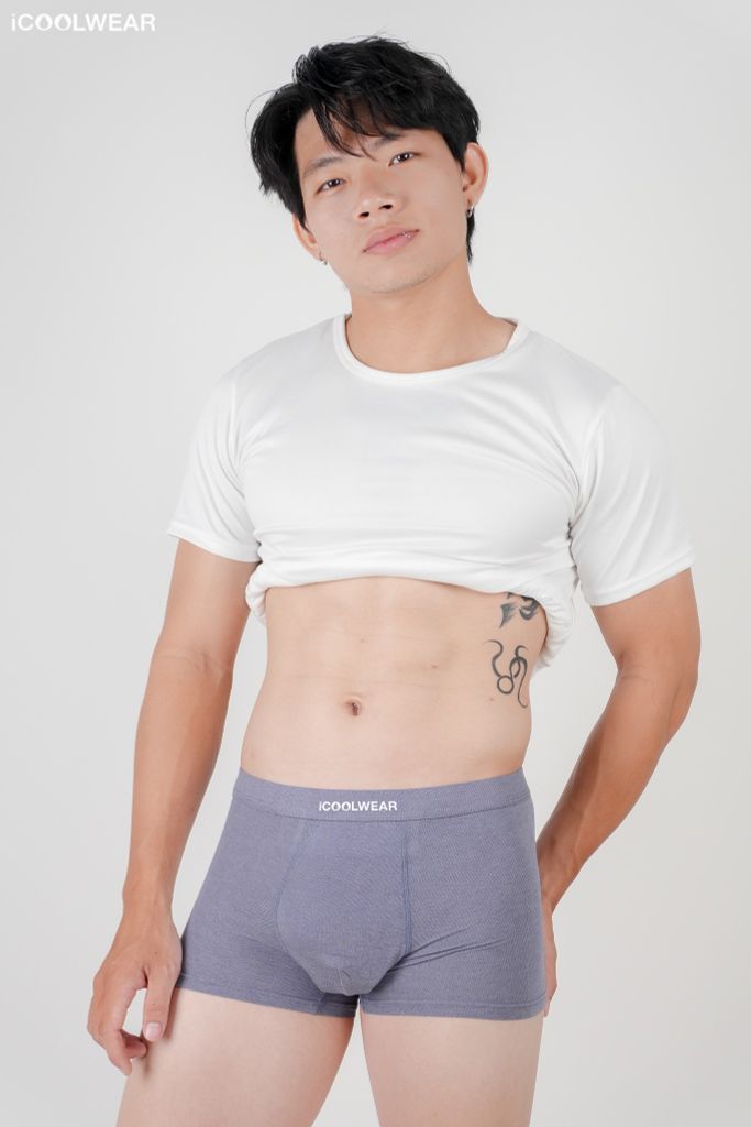 Combo 3 Quần lót nam cao cấp iCOOLWEAR, Quần boxer nam thun lạnh họa tiết ca rô, mềm mại, co giãn VN015