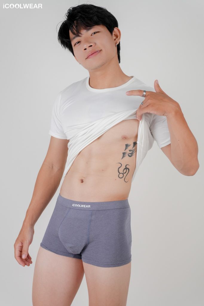 Combo 3 Quần lót nam cao cấp iCOOLWEAR, Quần boxer nam thun lạnh họa tiết ca rô, mềm mại, co giãn VN015