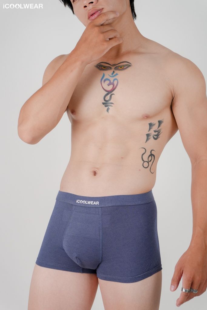 Combo 3 Quần lót nam cao cấp iCOOLWEAR, Quần boxer nam thun lạnh họa tiết ca rô, mềm mại, co giãn VN015