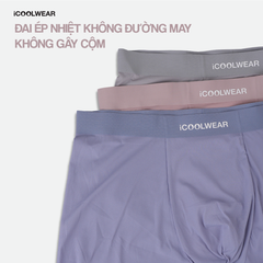 Combo 3 Quần lót nam cao cấp iCOOLWEAR, Quần boxer nam thun lạnh, thoáng khí, kháng khuẩn, khử mùi VN010
