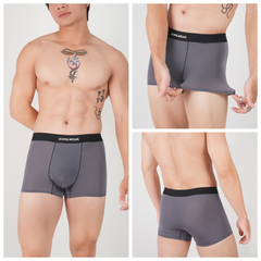 Combo 4 quần lót nam cao cấp profit iCOOLWEAR, Quần boxer nam thun lạnh, thoáng khí, kháng khuẩn, khử mùi vn017