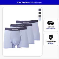 Combo 4 quần lót nam cao cấp profit iCOOLWEAR, Quần boxer nam thun lạnh, thoáng khí, kháng khuẩn, khử mùi vn017