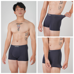 Combo 3 Quần lót nam cao cấp Profit iCOOLWEAR, Quần boxer nam thun lạnh họa tiết giả jean, thoáng khí ,kháng khuẩn, khử mùi VN016