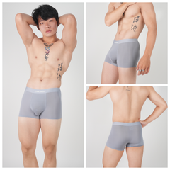 Combo 4 quần sịp nam BOXER ICOOLWEAR thun lạnh cao cấp, co giãn 4 chiều, kháng khuẩn tốt - VN004