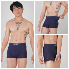 Combo 3 Quần lót nam cao cấp Profit iCOOLWEAR, Quần boxer nam thun lạnh họa tiết giả jean, thoáng khí ,kháng khuẩn, khử mùi VN016