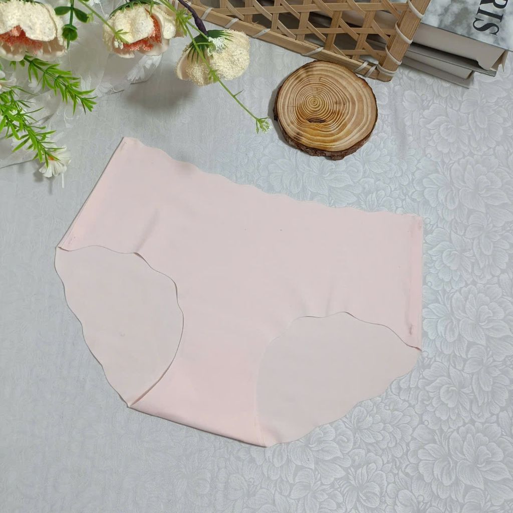 Combo 3 quần lót su nữ không viền gợn sóng iMERRY cạp cao mát lạnh mỏng nhẹ VQ043A