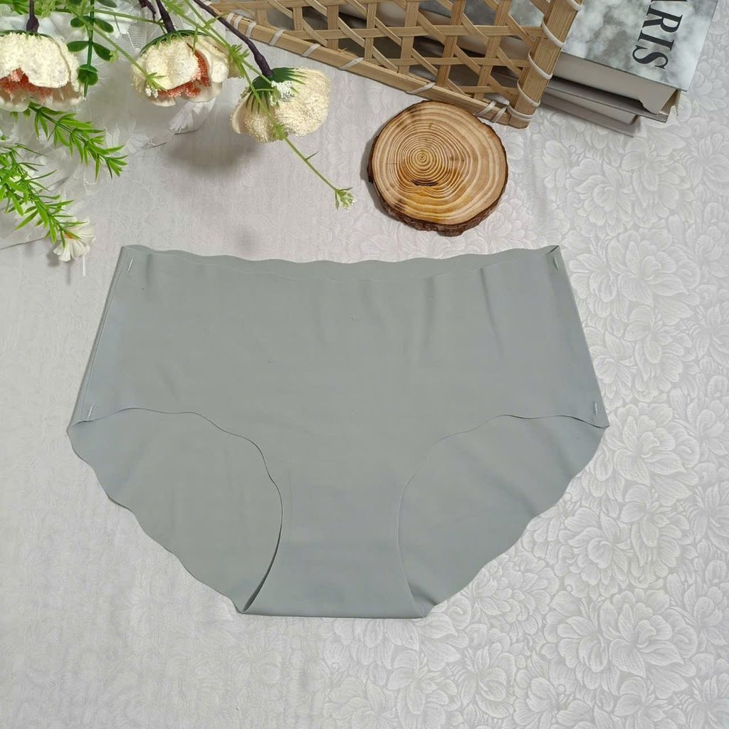 Combo 3 quần lót su nữ không viền gợn sóng iMERRY cạp cao mát lạnh mỏng nhẹ VQ043A