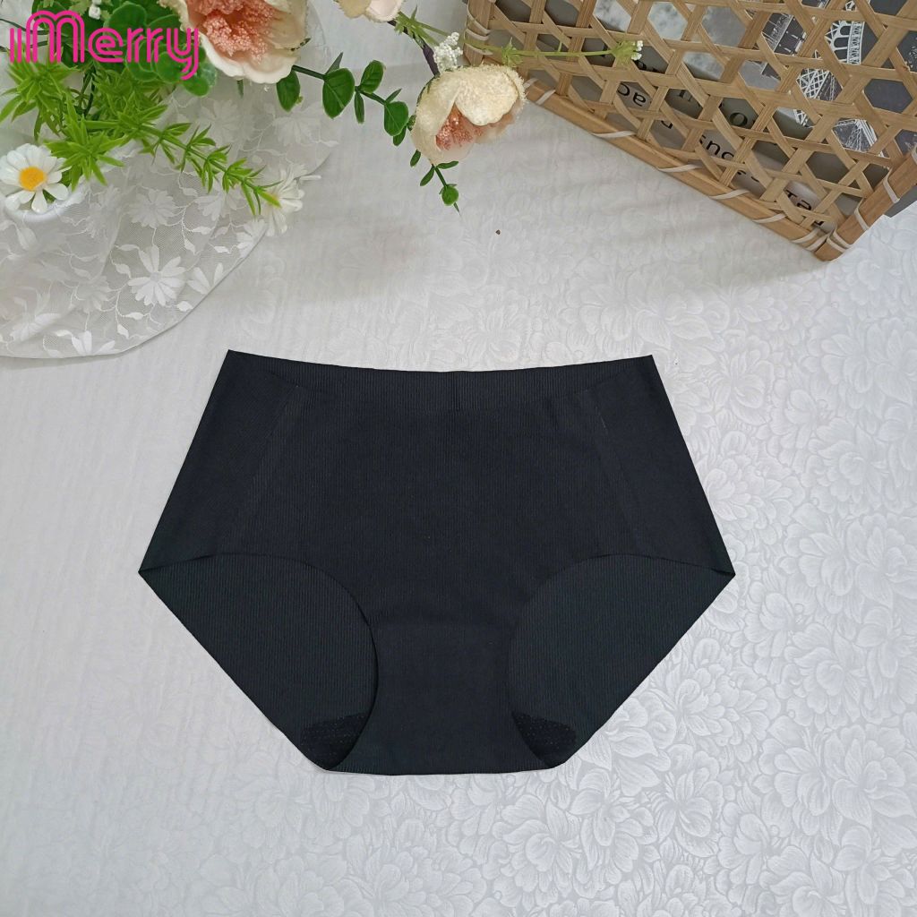Combo 3 quần lót su tăm nữ iMERRY cạp cao không viền mỏng nhẹ VQ042