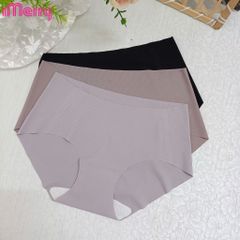 Combo 3 quần lót su tăm nữ iMERRY cạp cao không viền mỏng nhẹ VQ042