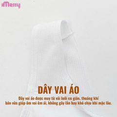 Áo lá học sinh iMerry cho bé gái từ 10 tới 17 tuổi chất mềm thoáng mát dây bản to mút liền BRA6121