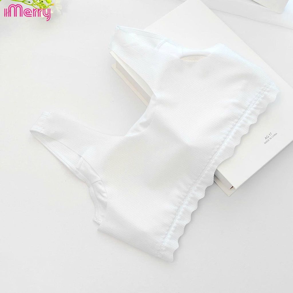 Áo lá học sinh iMerry cho bé gái từ 10 tới 17 tuổi chất mềm thoáng mát dây bản to mút liền BRA6121