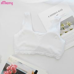 Áo lá học sinh iMerry cho bé gái từ 10 tới 17 tuổi chất mềm thoáng mát dây bản to mút liền BRA6121