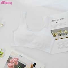 Áo lá học sinh iMerry cho bé gái từ 10 tới 17 tuổi chất mềm thoáng mát dây bản to mút liền BRA6121