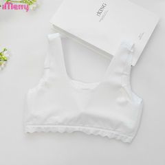 Áo lá học sinh iMerry cho bé gái từ 10 tới 17 tuổi chất mềm thoáng mát dây bản to mút liền BRA6121