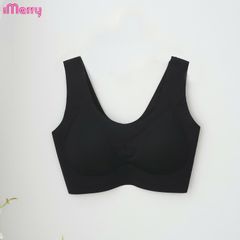 Áo lót su nữ tàng hình iMerry không gọng không móc cài mút mỏng dây vai bản lớn nhẹ êm BRA628