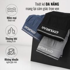 Combo 3 Quần lót nam tam giác iCOOLWEAR dệt kim, nhẹ nhàng, ôm sát, tinh tế và tôn dáng nam tính VN009