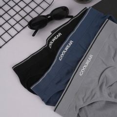 Combo 3 Quần lót nam tam giác iCOOLWEAR dệt kim, nhẹ nhàng, ôm sát, tinh tế và tôn dáng nam tính VN009