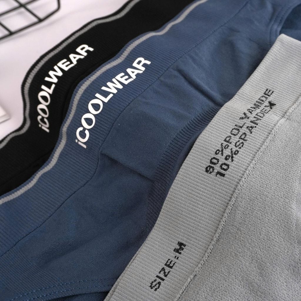 Combo 3 Quần lót nam tam giác iCOOLWEAR dệt kim, nhẹ nhàng, ôm sát, tinh tế và tôn dáng nam tính VN009