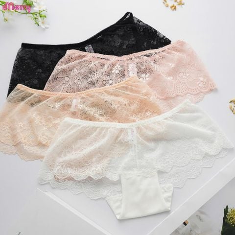 Quần lót ren nữ imerry ren cao cấp mềm mại họa tiết hoa quyến rũ thoáng khí VQ054