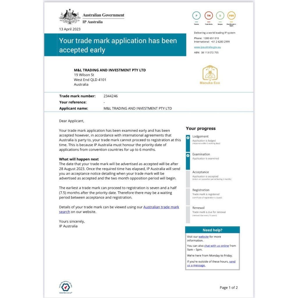  Mật ong Manuka MGO 265 + Dịu Họng, Dịu Viêm Dạ Dày Đại Tràng - Nhập Khẩu Úc 