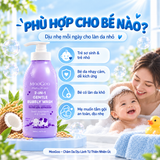  MooGoo Sữa Tắm Gội Tự Nhiên 2in1 Bubbly Wash 500ml Từ Cám Gạo Cho Bé Không Chứa SLS & Paraben 