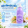 MooGoo Sữa Tắm Gội Tự Nhiên 2in1 Bubbly Wash 500ml Từ Cám Gạo Cho Bé Không Chứa SLS & Paraben